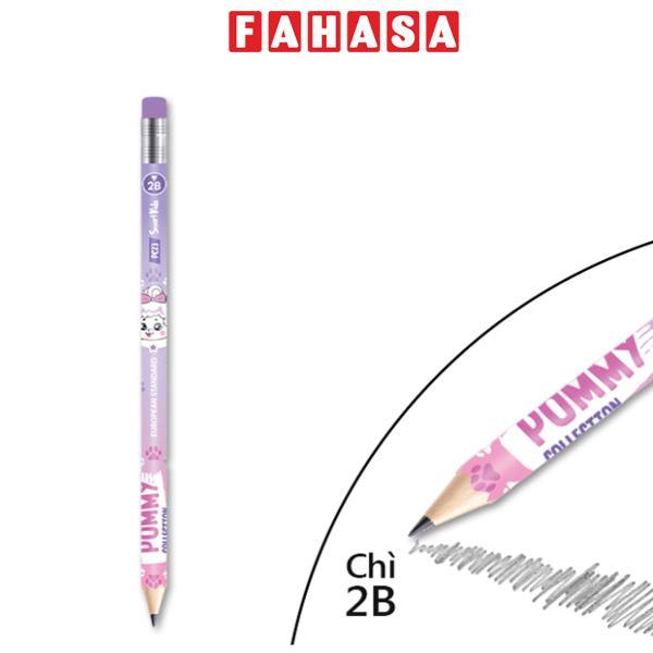 Bút Chì Họa Tiết Pommy 2B - Smart Kids PC23