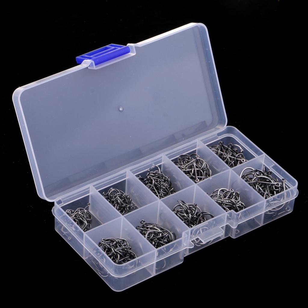 500pcs High Carbon Steel Octopus Circle Hooks Saltwater Sea Fishing Hook