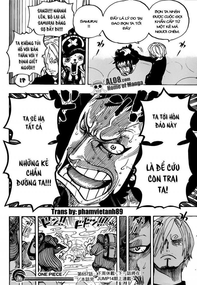 đảo hải tặc - one piece chapter 657 16