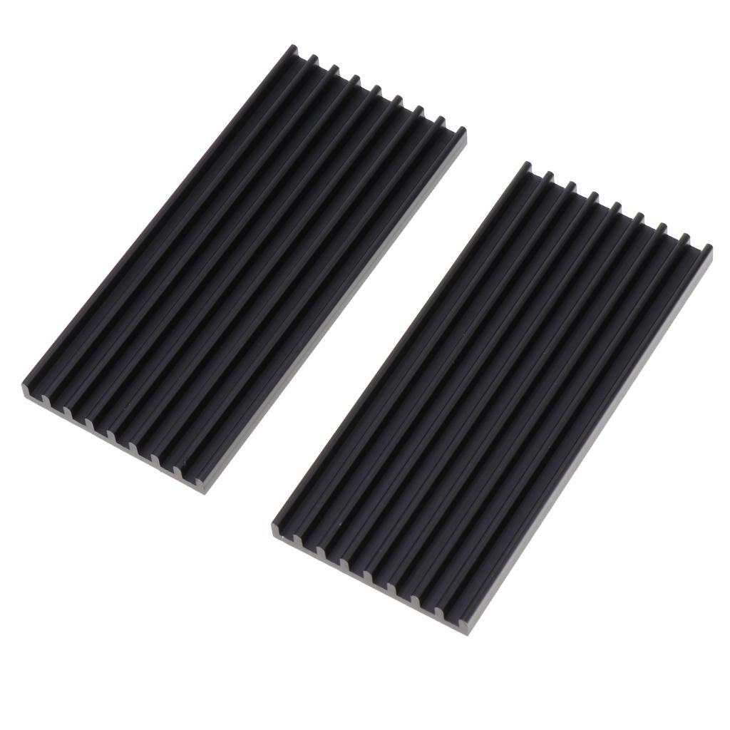 Mini CPU Cooling Fan Heat Sink with Screws & VGA RAM Cooler Pad Shim for