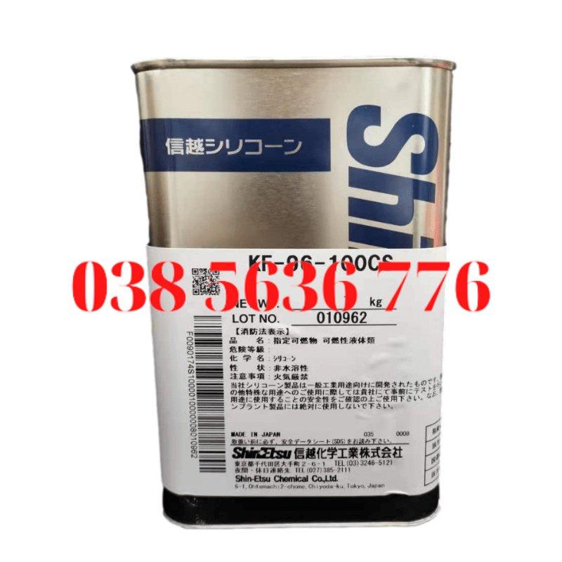 Shinetsu KF-96-100CS, Dầu Truyền Nhiệt, Phụ Gia Dệt, Dầu Silicon Dimethyl 1Kg