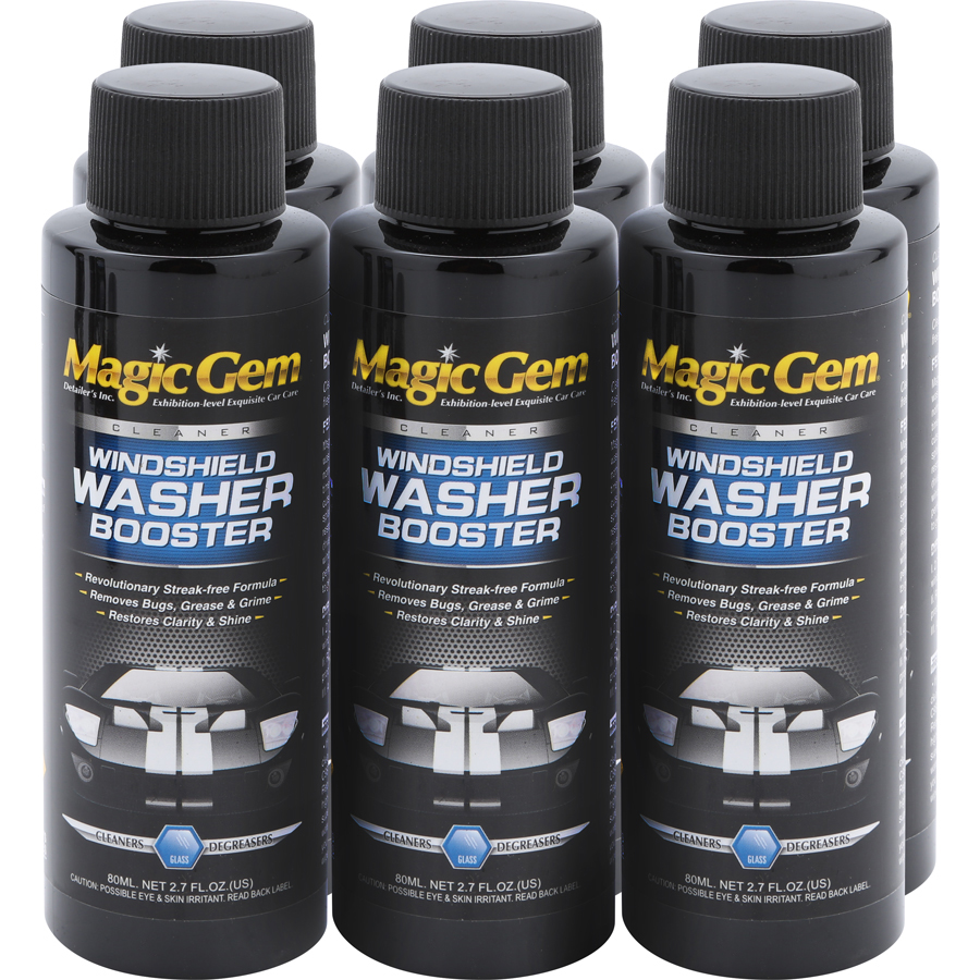 Nước Rửa Kính Đậm Đặc Windshield Washer Booster Magic Gem G6802-B6 (6 chai x 80ml)