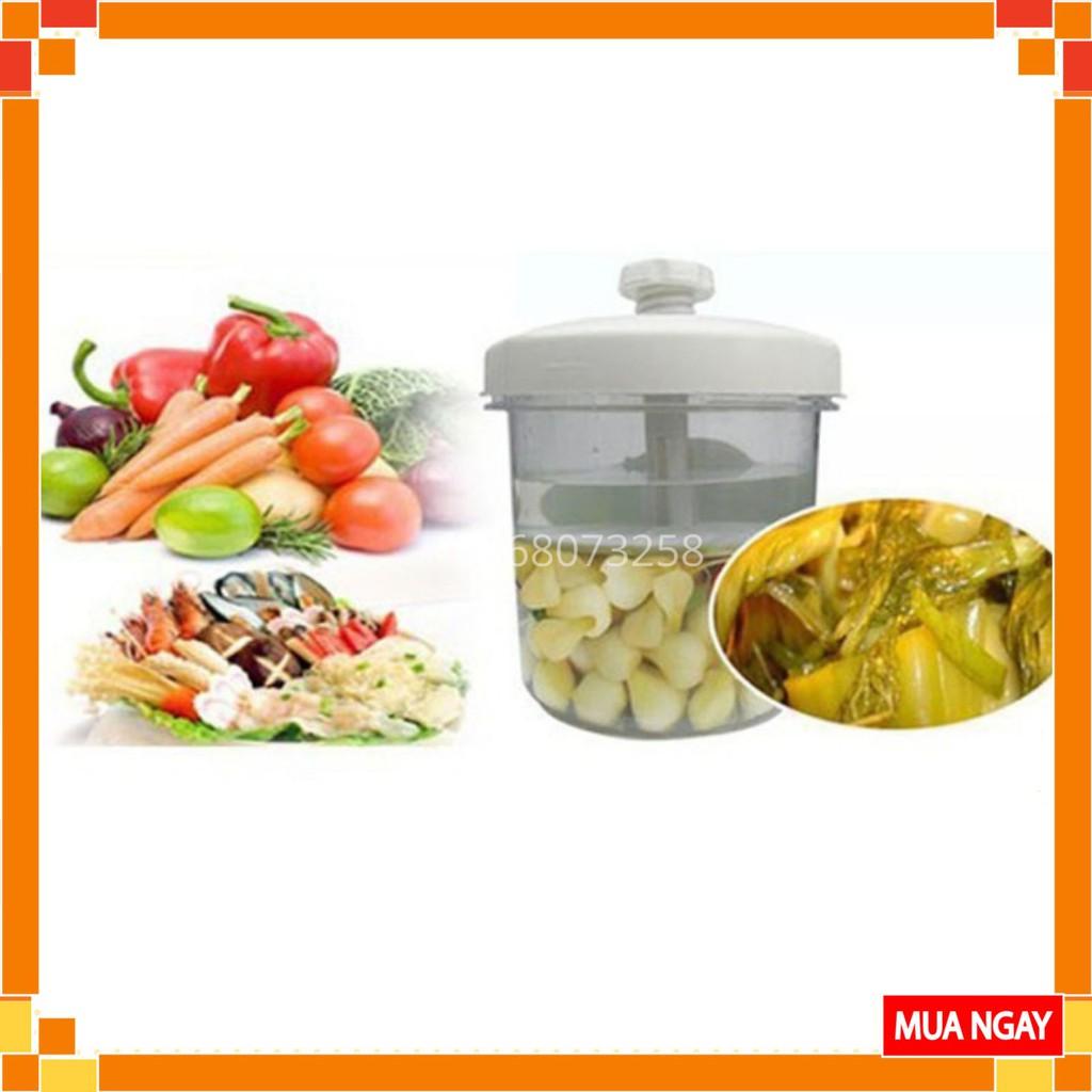 Hộp Muối Dưa Cà Việt Nhật Thông Minh - Hộp Muối Nén Dưa Cà Bằng Thủy Tinh