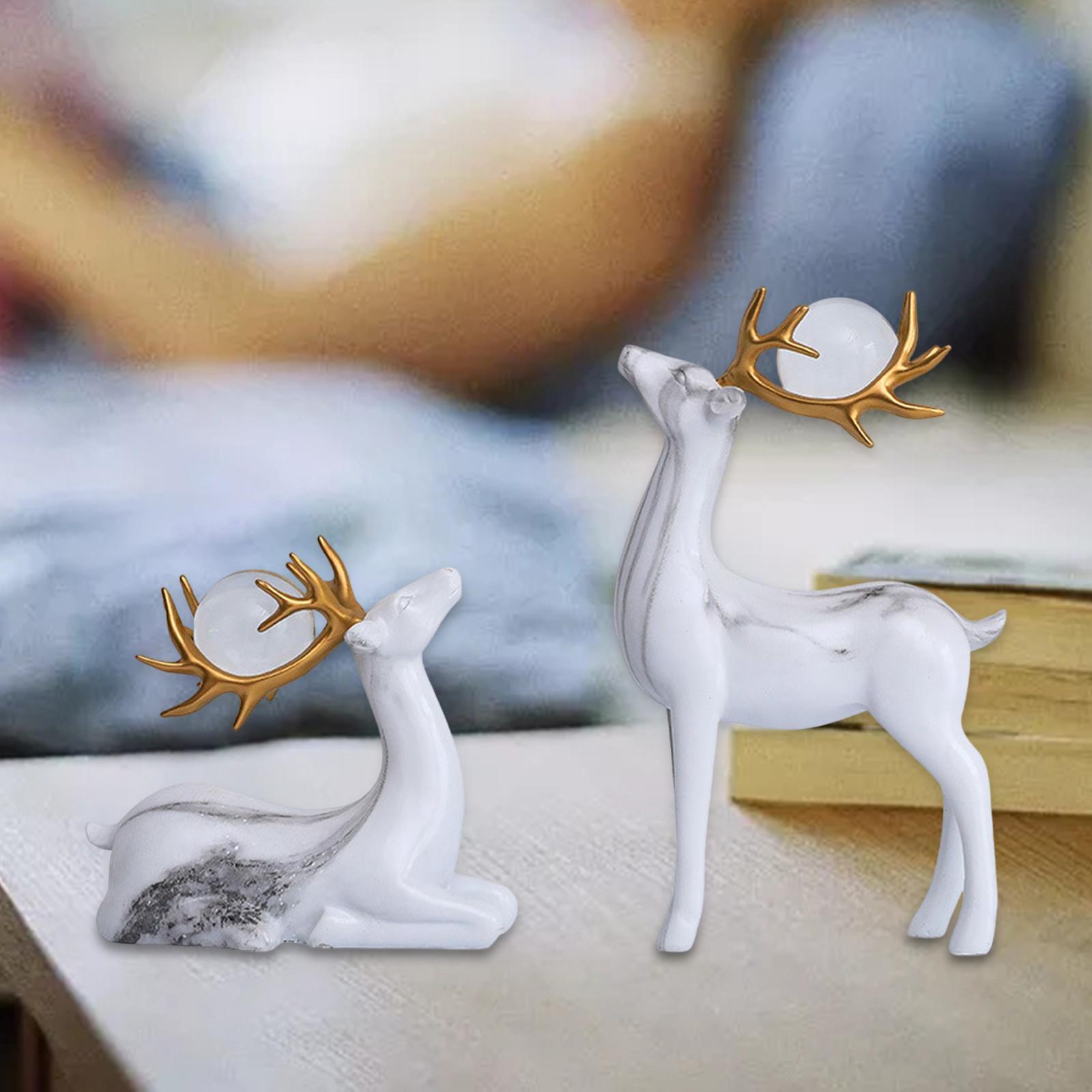 Statue Resin Figurine Sculpture for Bookcase Tabletop Decoration Gift