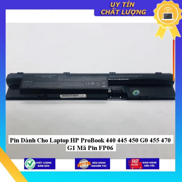 Pin dùng cho Laptop HP ProBook 440 445 450 G0 455 470 G1 Mã Pin FP06 - Hàng Nhập Khẩu MIBAT504