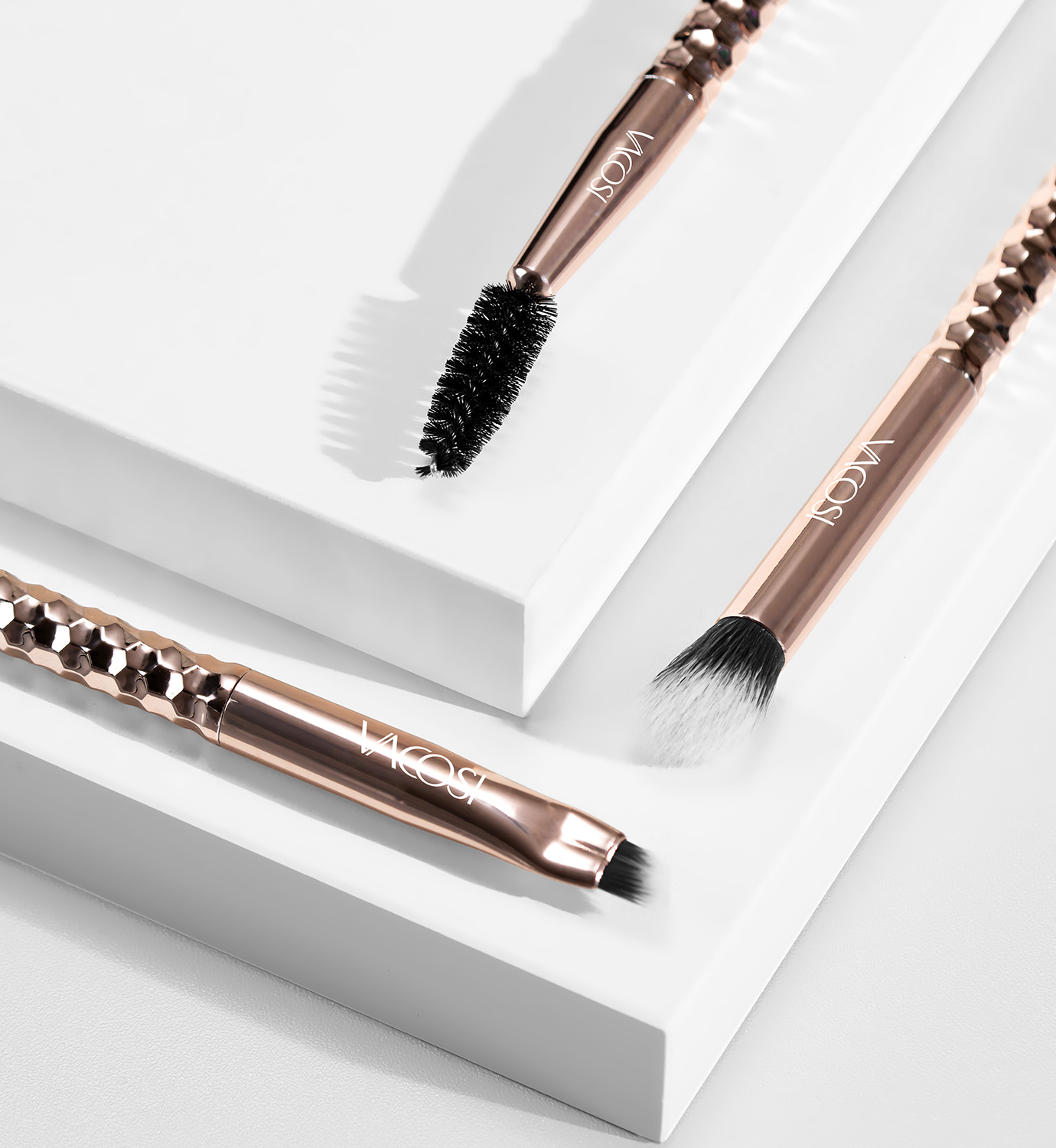 SC01 - BỘ KIT 3 CỌ CHÂN MÀY VACOSI, PHIÊN BẢN GOLDEN DRAGON - VACOSI COVE THE BROWS BRUSH KIT, 3PCS