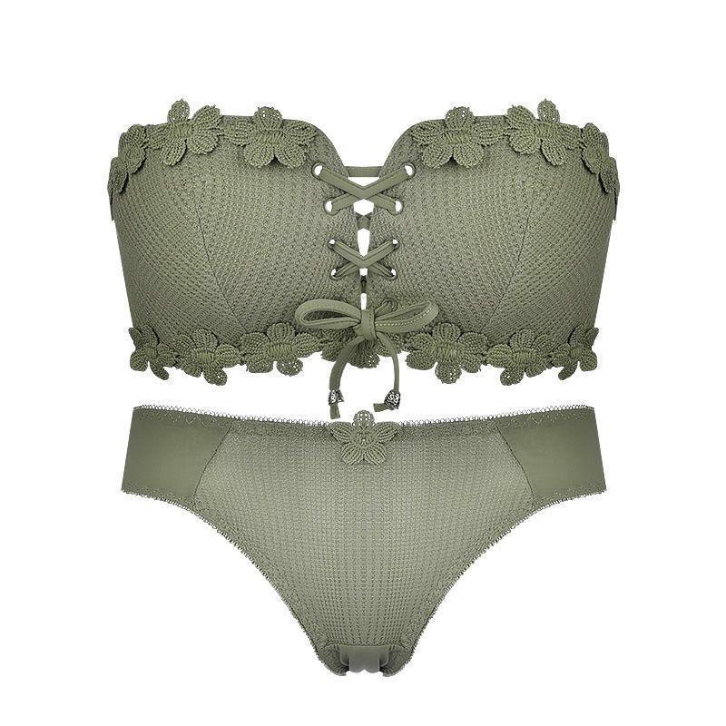 Thoải Mái Mỏng Đồ Lót Áo Ngực Sexy Set Áo Đẩy Lên Áo Ngực Ren Lót Áo Ngực Và Bộ Đồ Lót Bralette