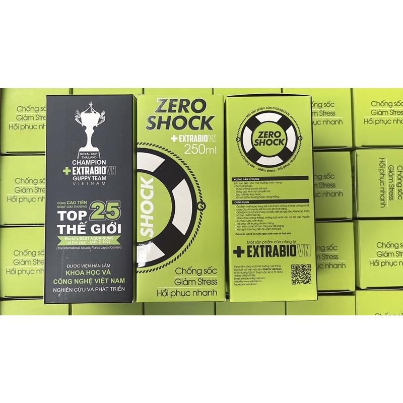 ExtraBio Zero Shock - Chống Sốc, Giảm Stress, khử clo và kim loại nặng, Phục Hồi Nhanh Cho Cá Cảnh, Tép Cảnh-shopleo