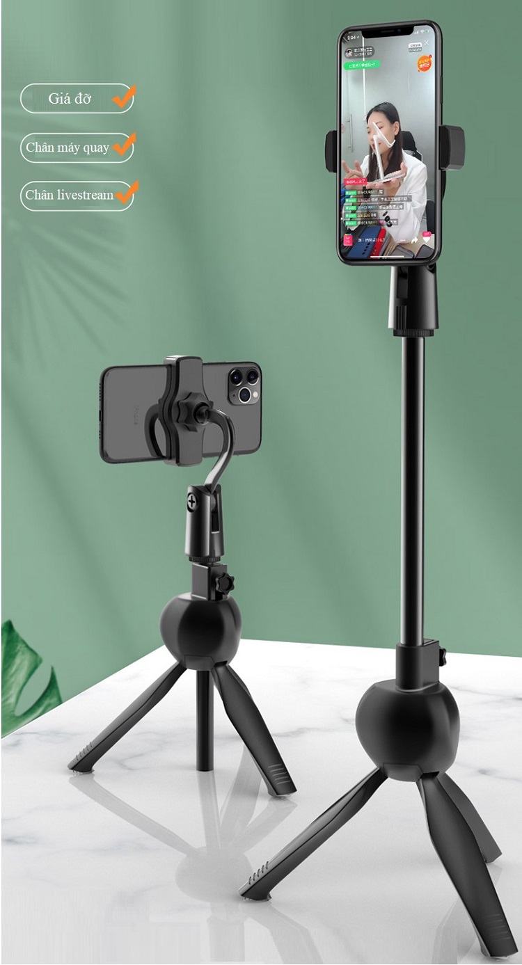 Tripod - Giá Đỡ Điện Thoại 3 Chân Live Stream Quay Video Tiktok LT-04