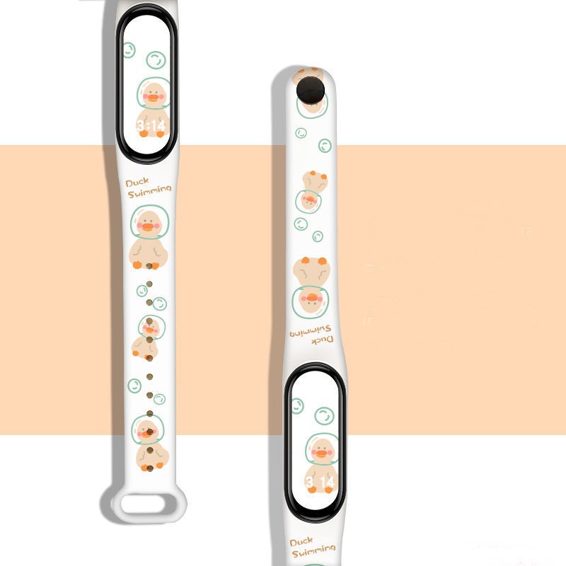 Dây Đeo Thay Thế Dành Cho Vòng Đeo Tay Thông Minh Xiaomi Mi Band 5 Miband 6 Miband 7 Nhiều Màu - Hàng Chính Hãng - Vịt Lặn
