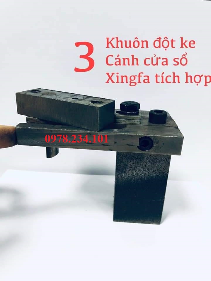 Bộ chày cối khung bao cửa sổ nhôm XINGFA