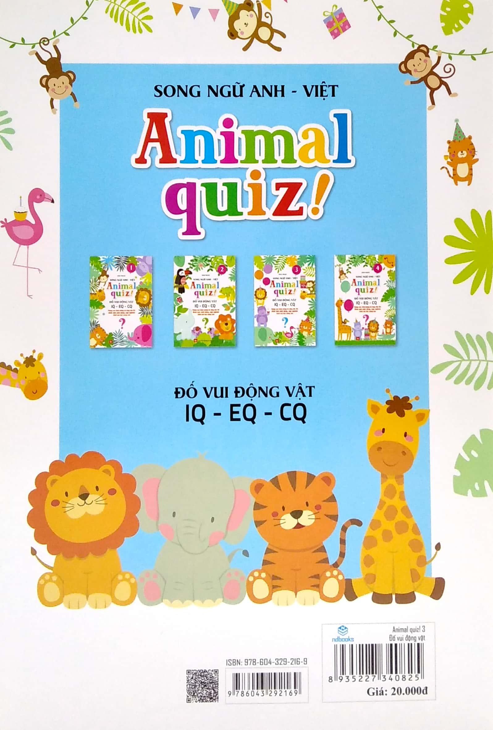 Animal Quiz! - Đố Vui Động Vật IQ - EQ - CQ - Tập 3