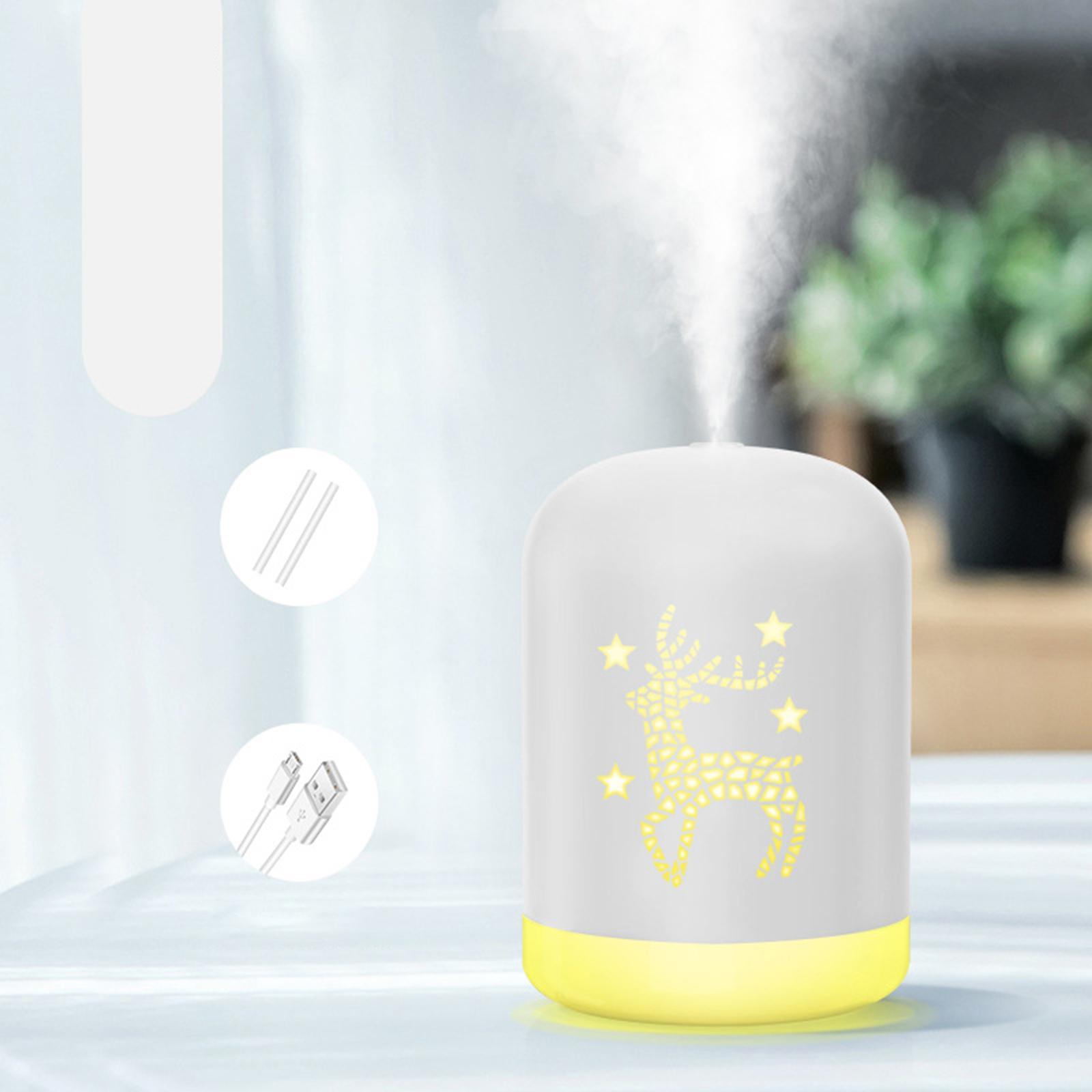 USB Humidifier Bedside Night Air Humidifier for Desktop Home