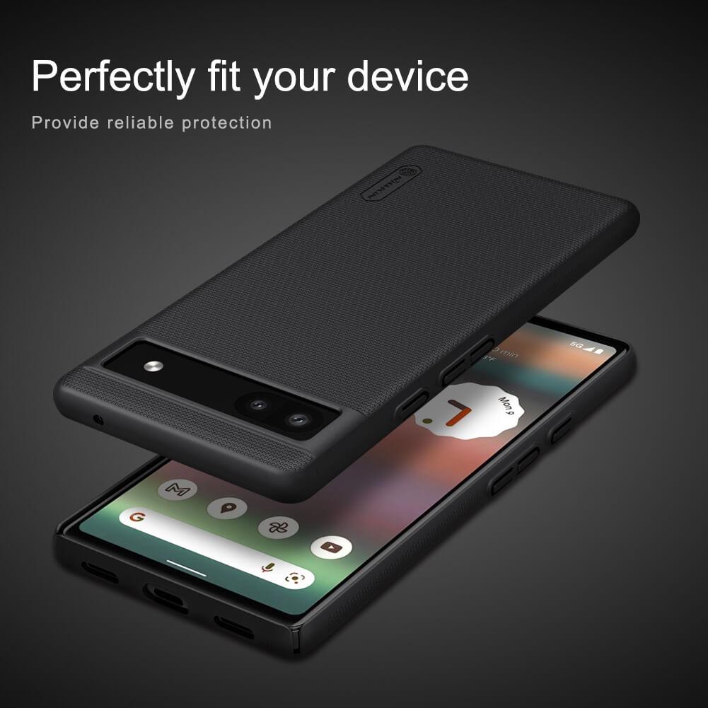 Ốp Lưng cho Google Pixel 6A Nillkin cứng Nhựa Sần Hàng nhập khẩu