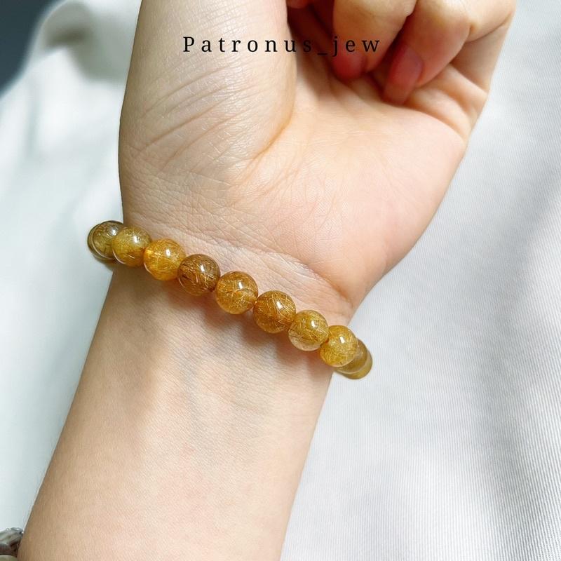 Vòng Tay Thạch Anh Tóc Vàng 7mm VTTATV75A Patronus Jewelry