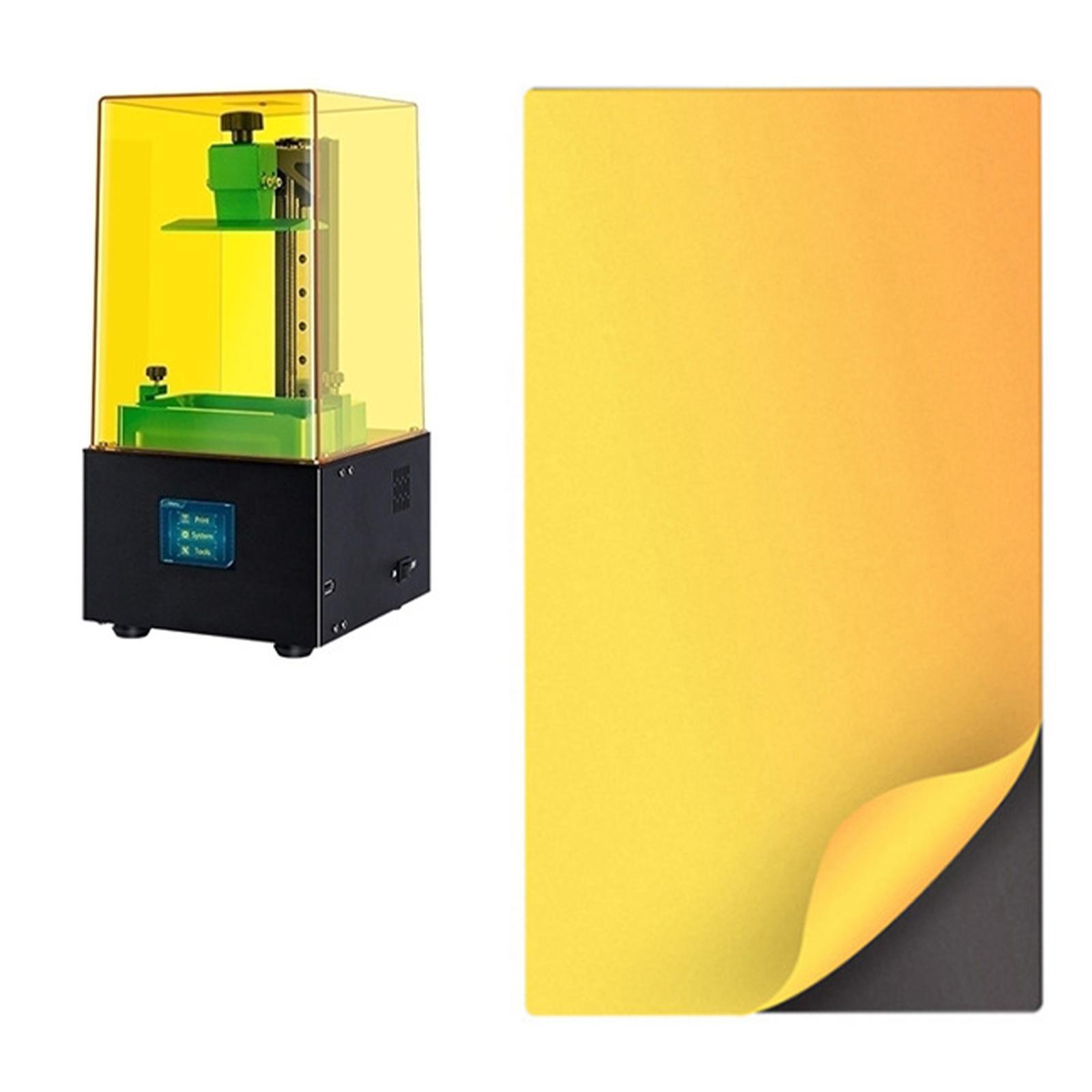 Resin Magnetic Flexible Spring Steel Build Plate, 102x59mm, 3D Printing Platform Spring Plate Kit, Sticker Heated Bed for Longer Orange 10