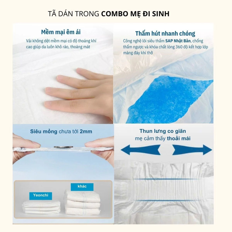 Combo dành cho mẹ đi sinh Yeonchi