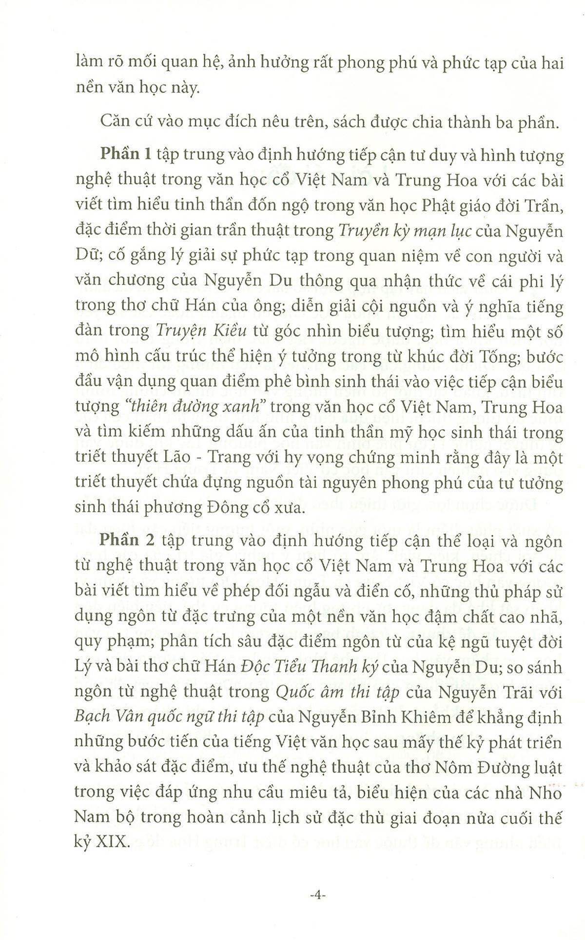 Văn Học Cổ Việt Nam Và Trung Hoa - Những Hướng Tiếp Cận