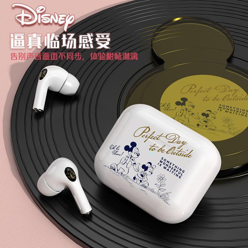DISNEY Tai Nghe Thể Thao Không Dây Bluetooth 5.0 2022 TWS Hình Chuột Mickey