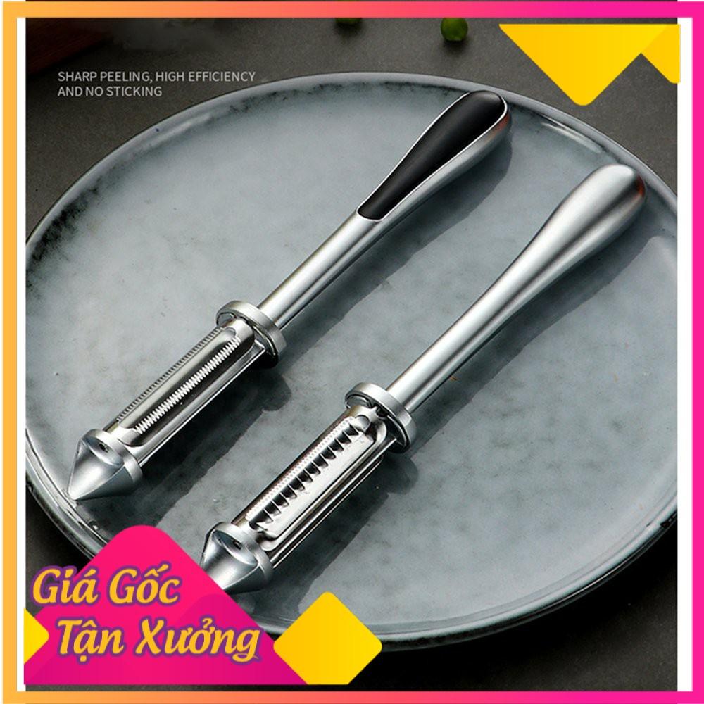 Nạo rau củ quả Inox cao cấp đa năng 4 in 1 Nạo vỏ và bào sợi rau củ quả, THÉP KHÔNG GỈ SÁNG BÓNG, BỀN ĐẸP