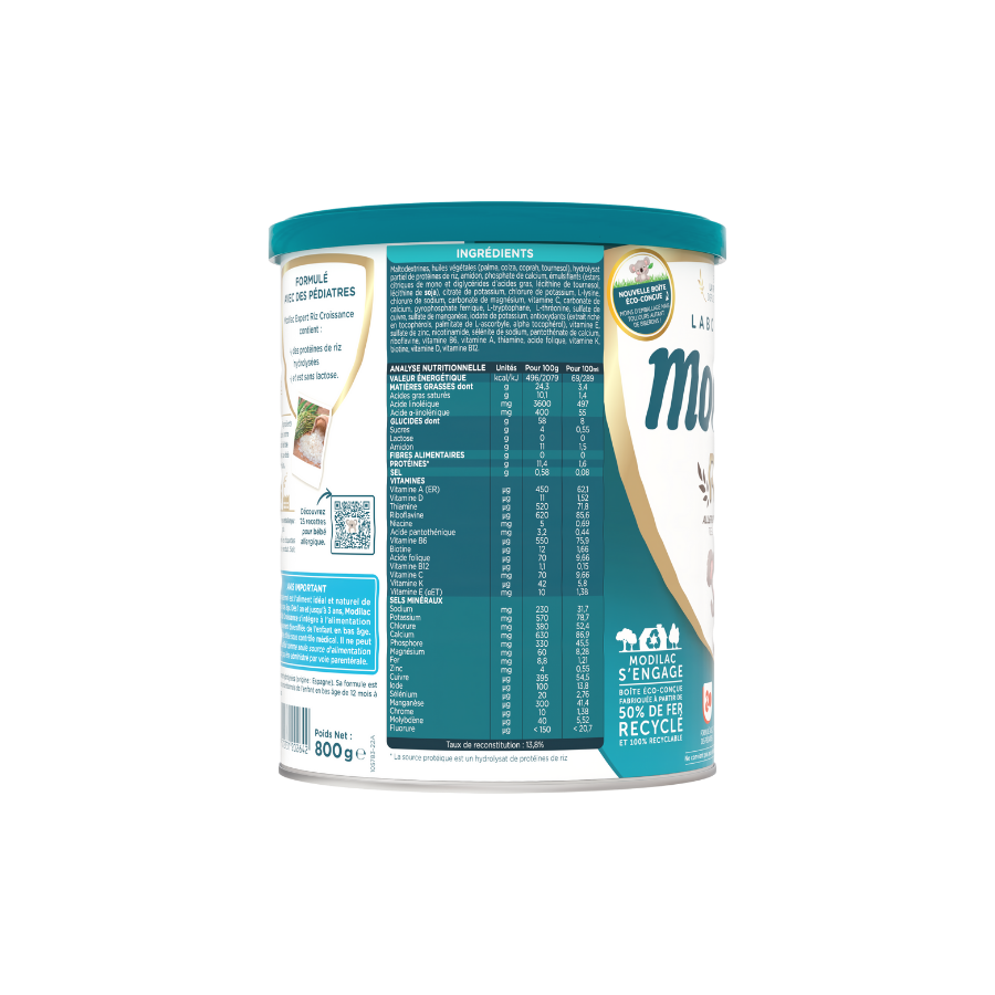 Sữa bột Modilac Expert Riz 3 800g