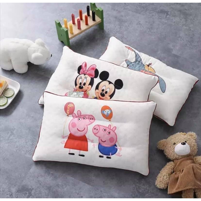 Gối Cao Su Hoạt Hình Cho Bé 30x50cm