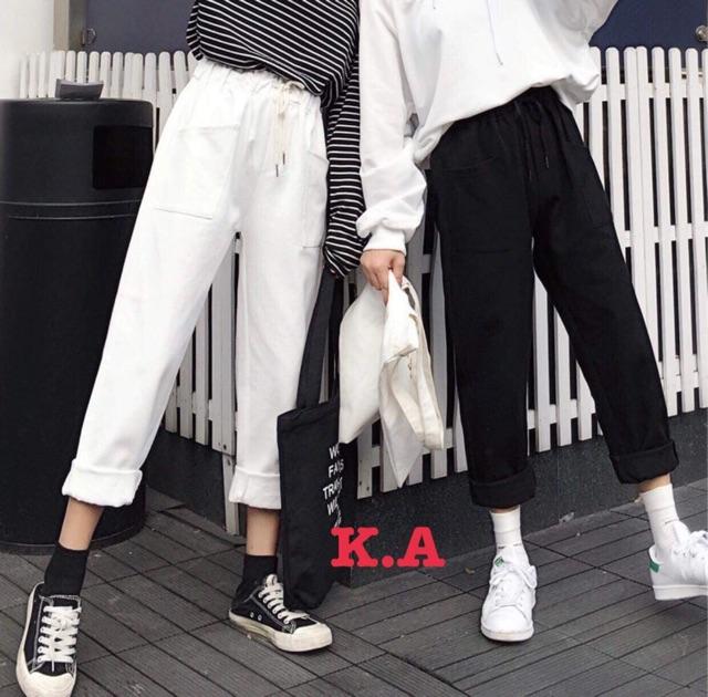 Quần kaki túi hông K&amp;A, quần nữ hót nhất 2019