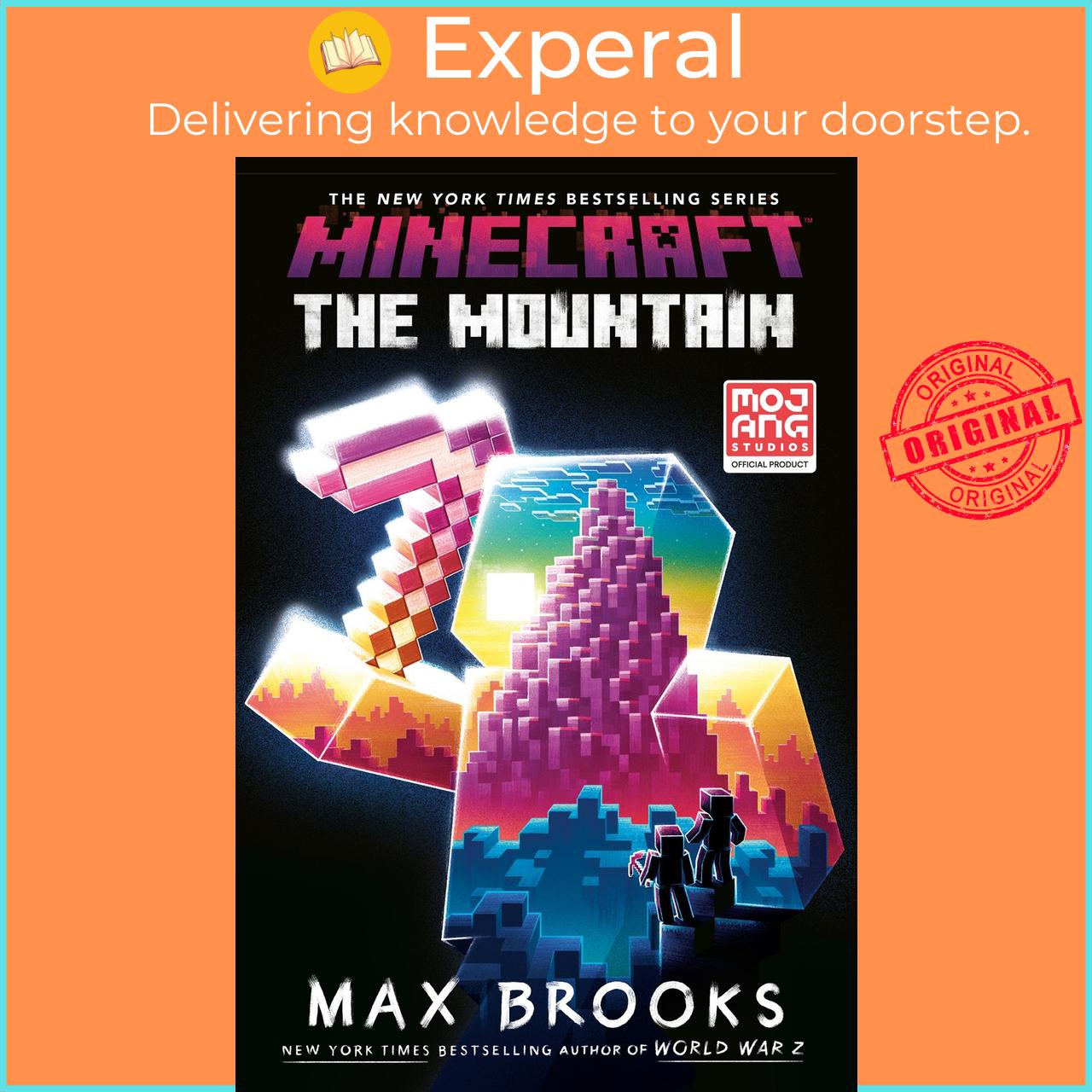 Sách - Minecraft: The Mountain : An Official Minecraft Novel by Max Brooks (US edition, paperback)