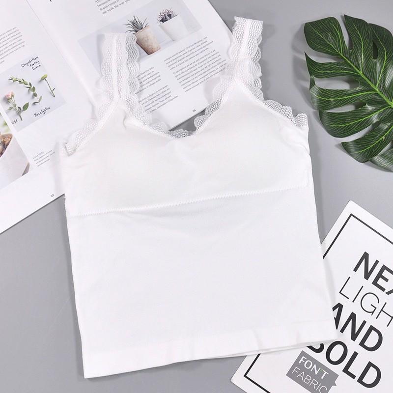 ️Có Quà Tặng️ Áo bra dáng dài có mút độn khoét Lưng, free size cho các nàng từ 45 tới 70 kg