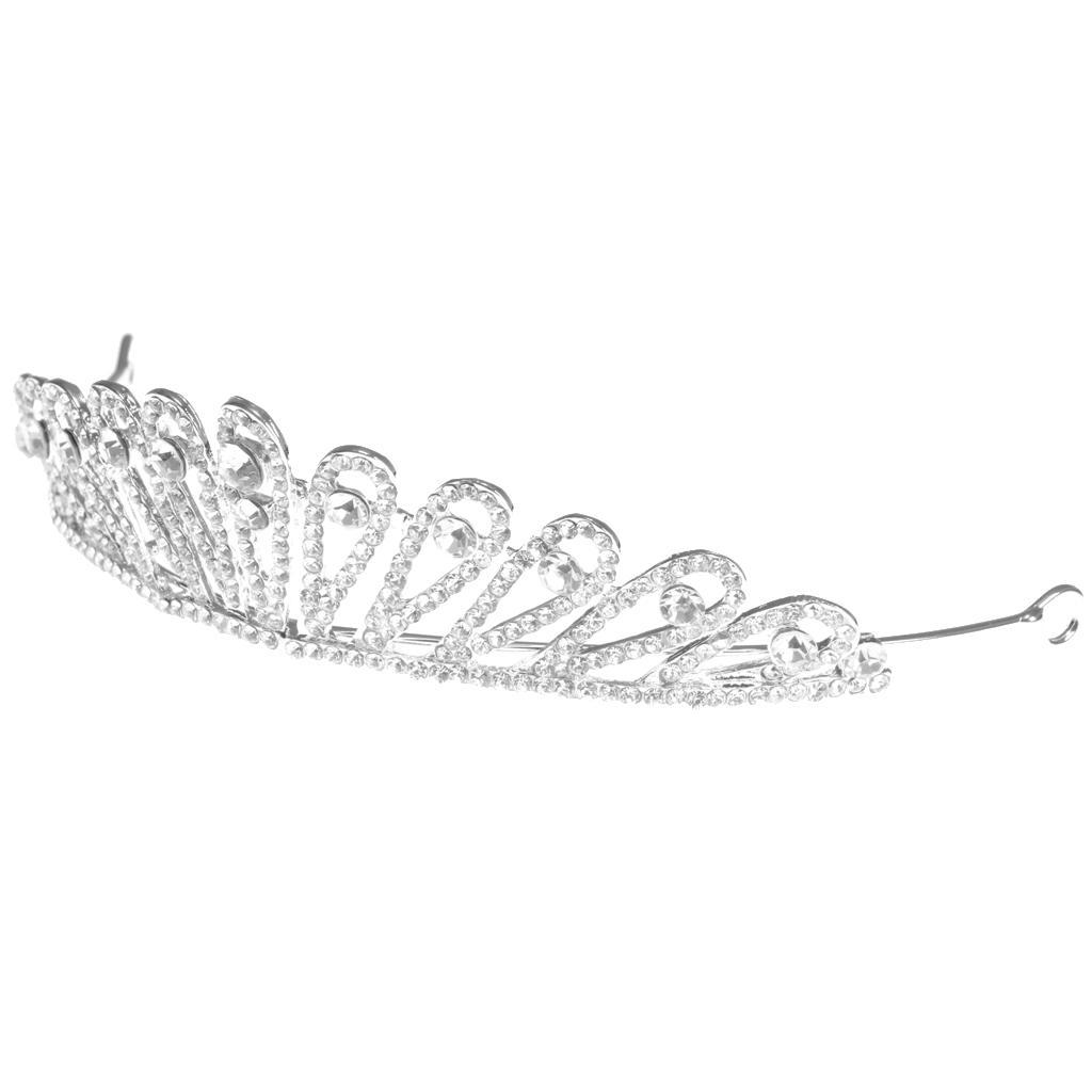 Rhinestone Crown Women Bridal Tiara Wedding Queen Prom Pageant Princess