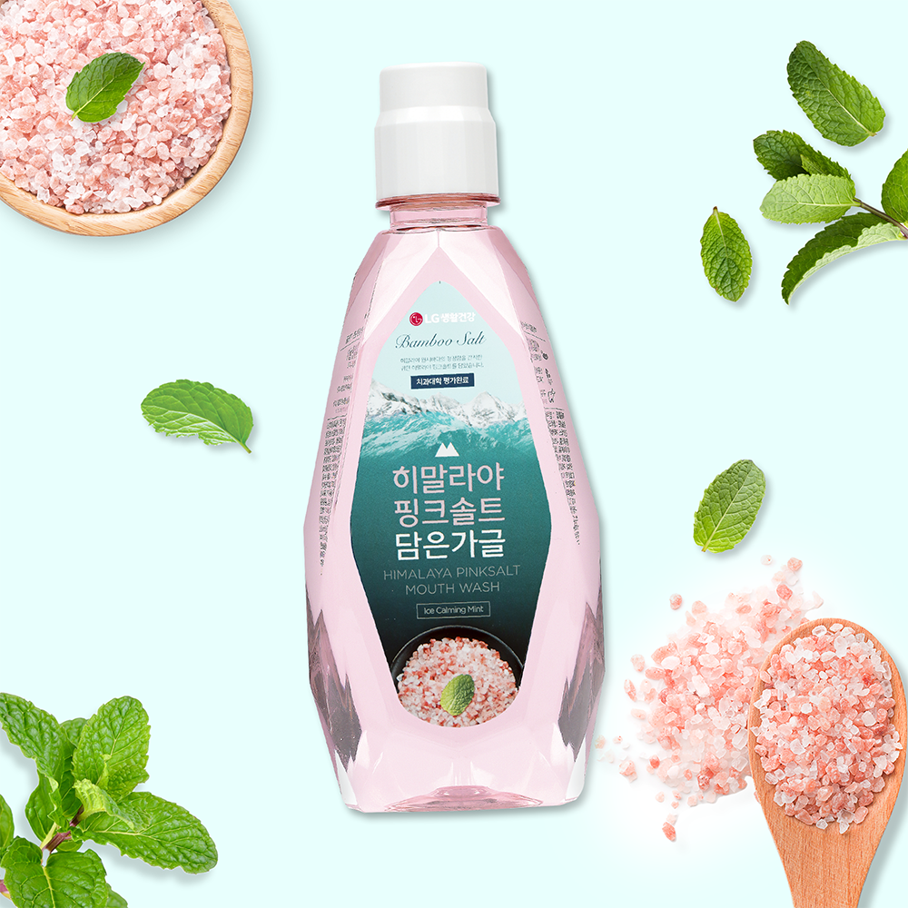 Nước Súc Miệng Muối Hồng Himalaya Bạc Hà Mát Dịu 760ml