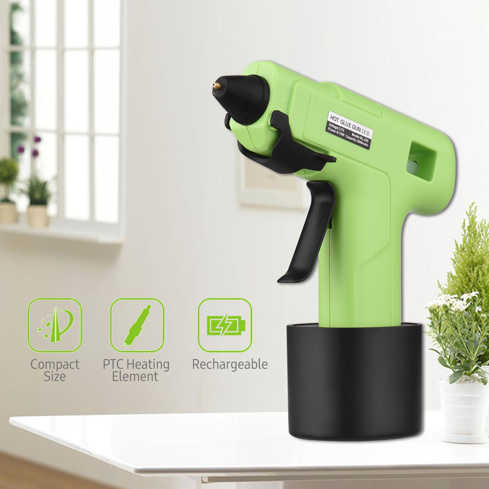 Rechargeable Hot Melt Glue Machine Children's Cordless Portable Small Handheld Manual DIY Glue Machine for Toy Repair Glass Small Accessories Bonding