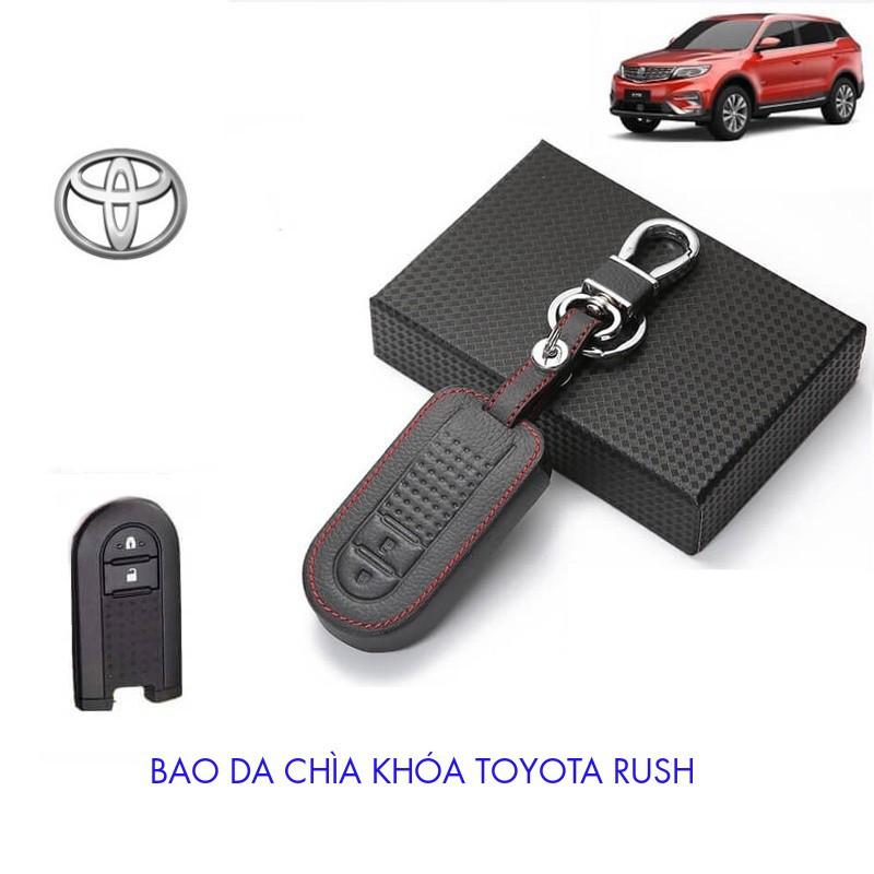 Bao Da Chìa Khóa Dành Cho Xe Toyota Rush Logo 3D