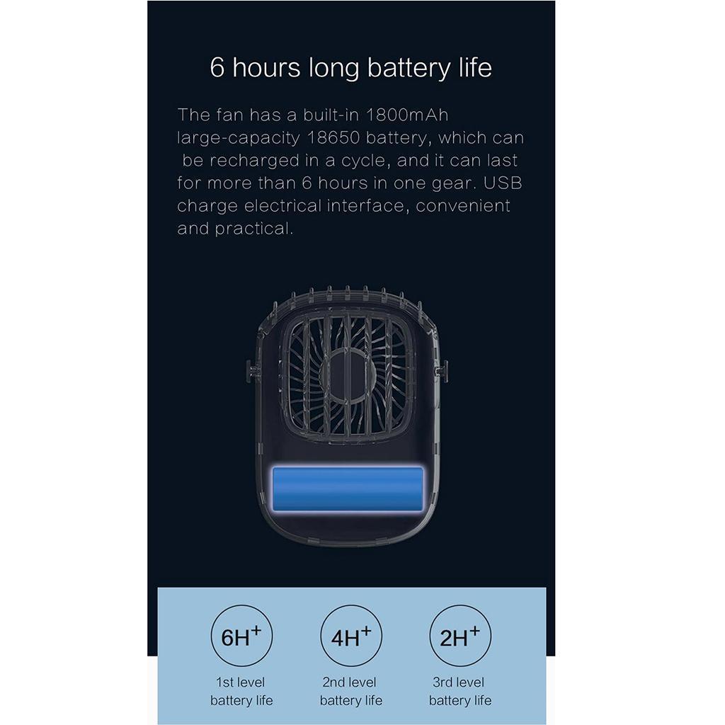 Mini USB Fan Portable Personal Fan Rechargeable Summer Cooling Fan