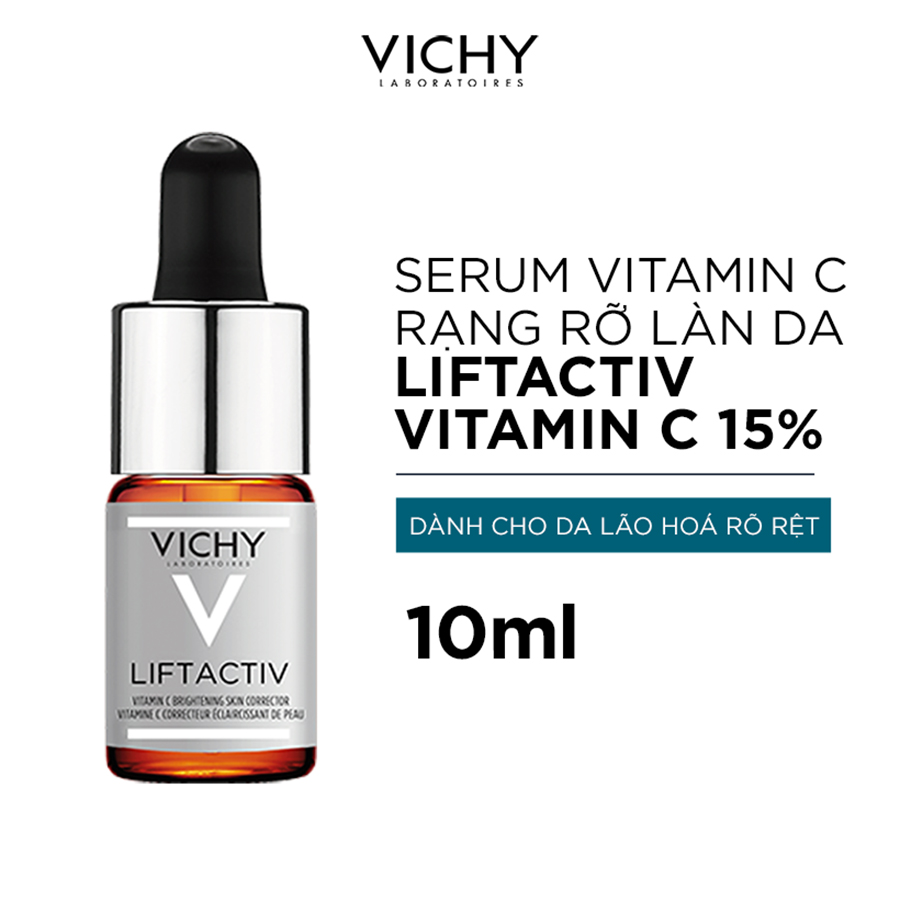 Bộ Sản Phẩm Liftactiv Vitamin C 10% Giúp Làm Sáng, Ngăn Ngừa Và Cải Thiện Các Dấu Hiệu Lão Hóa