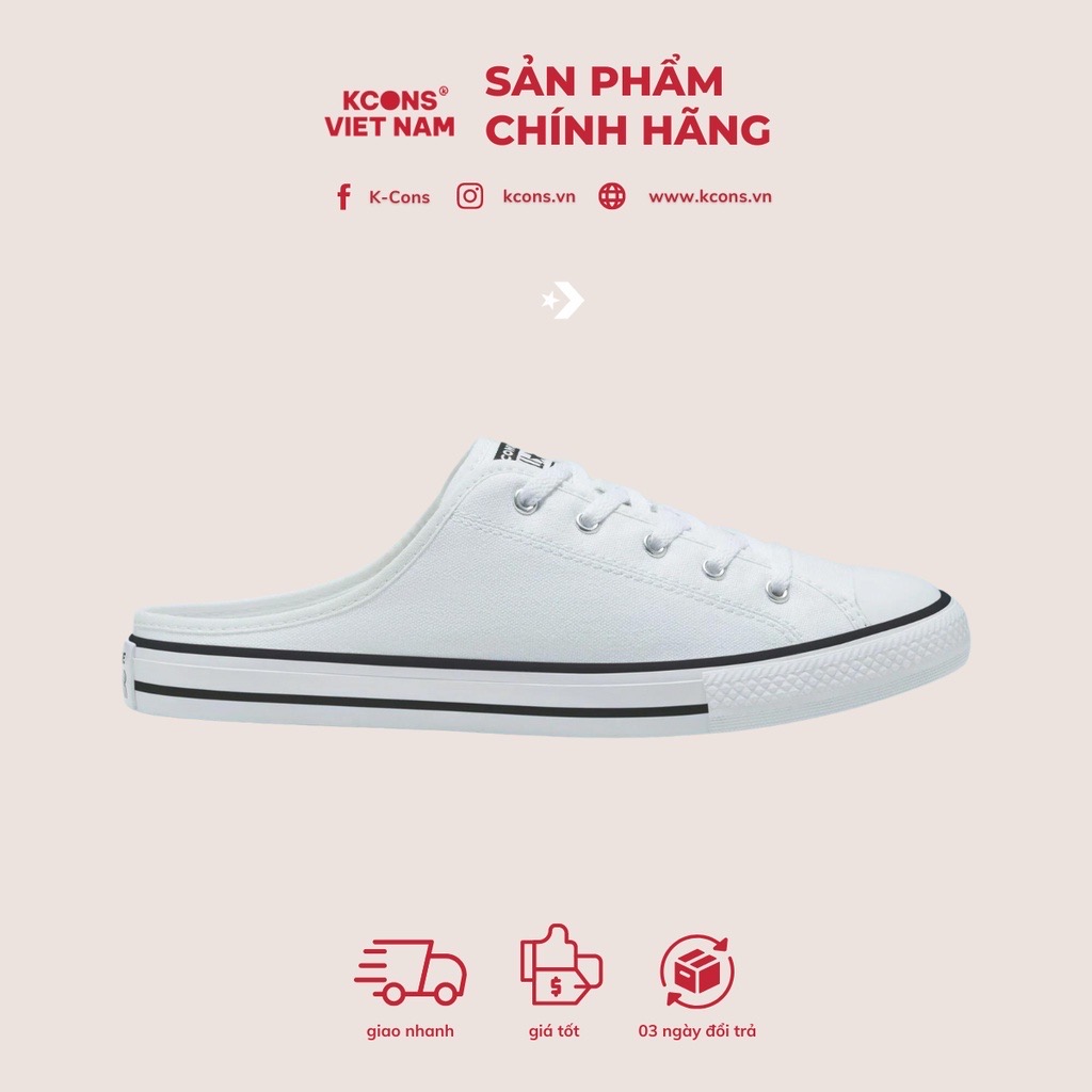 Chuck Taylor All Star Dainty Mule | Sục Converse Thể Thao Trắng Vải 567946C