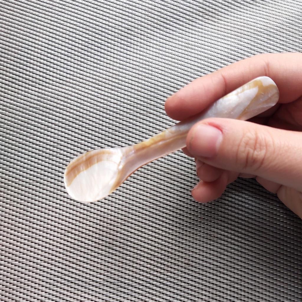 Thìa /Muỗng Trai Hồng Mini 10cm, Thìa Xúc Trứng Cá Hồi, Trứng Cua, Chụp Ảnh Trang Trí, Phụ Kiện Nhà Bếp, Khách Sạn