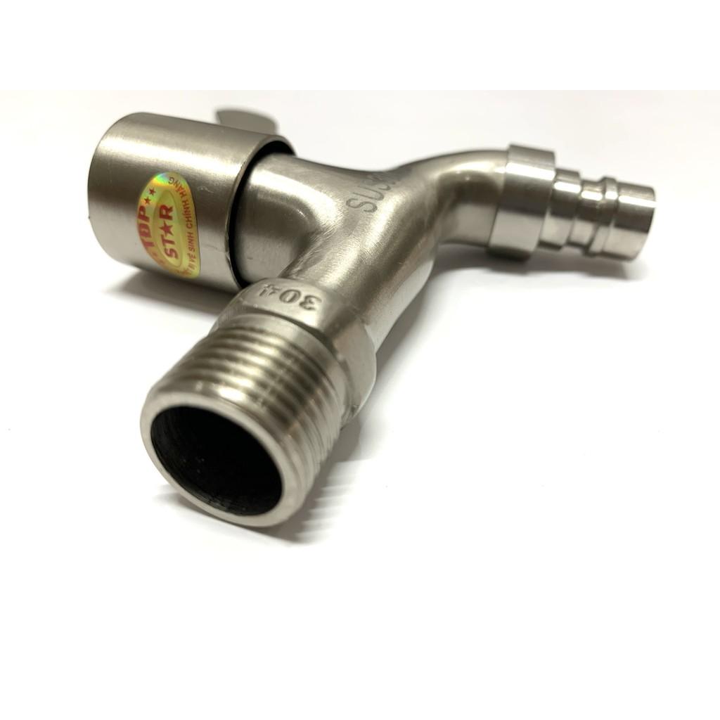 Vòi Hồ , Vòi Rửa Tay, Vòi Máy Giặt Inox Sus 304