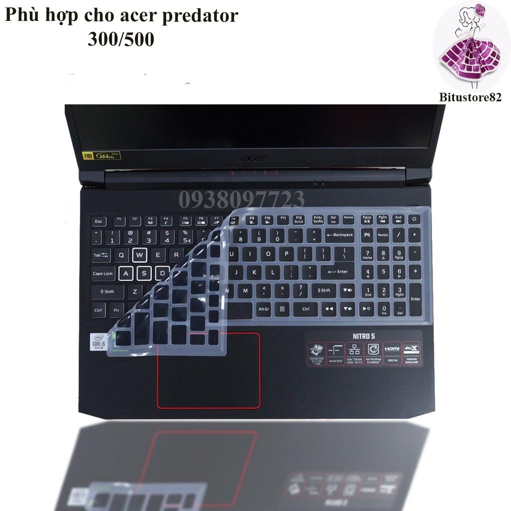 Ốp silicon bảo vệ bàn phím Laptop Acer Predator Helios 300/500 khỏi bụi bẩn, nước