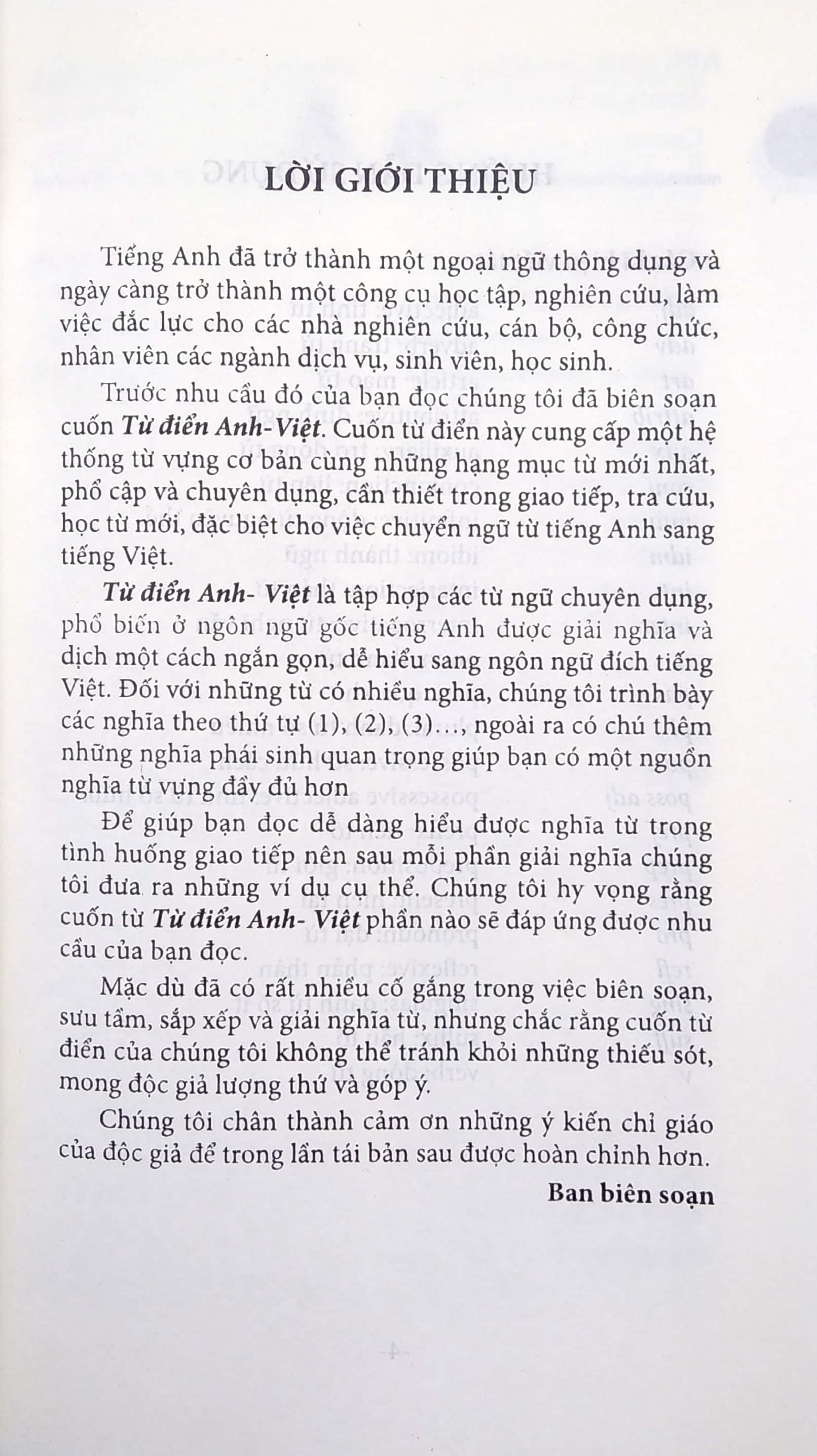 Từ Điển Anh Việt 100.000 Từ