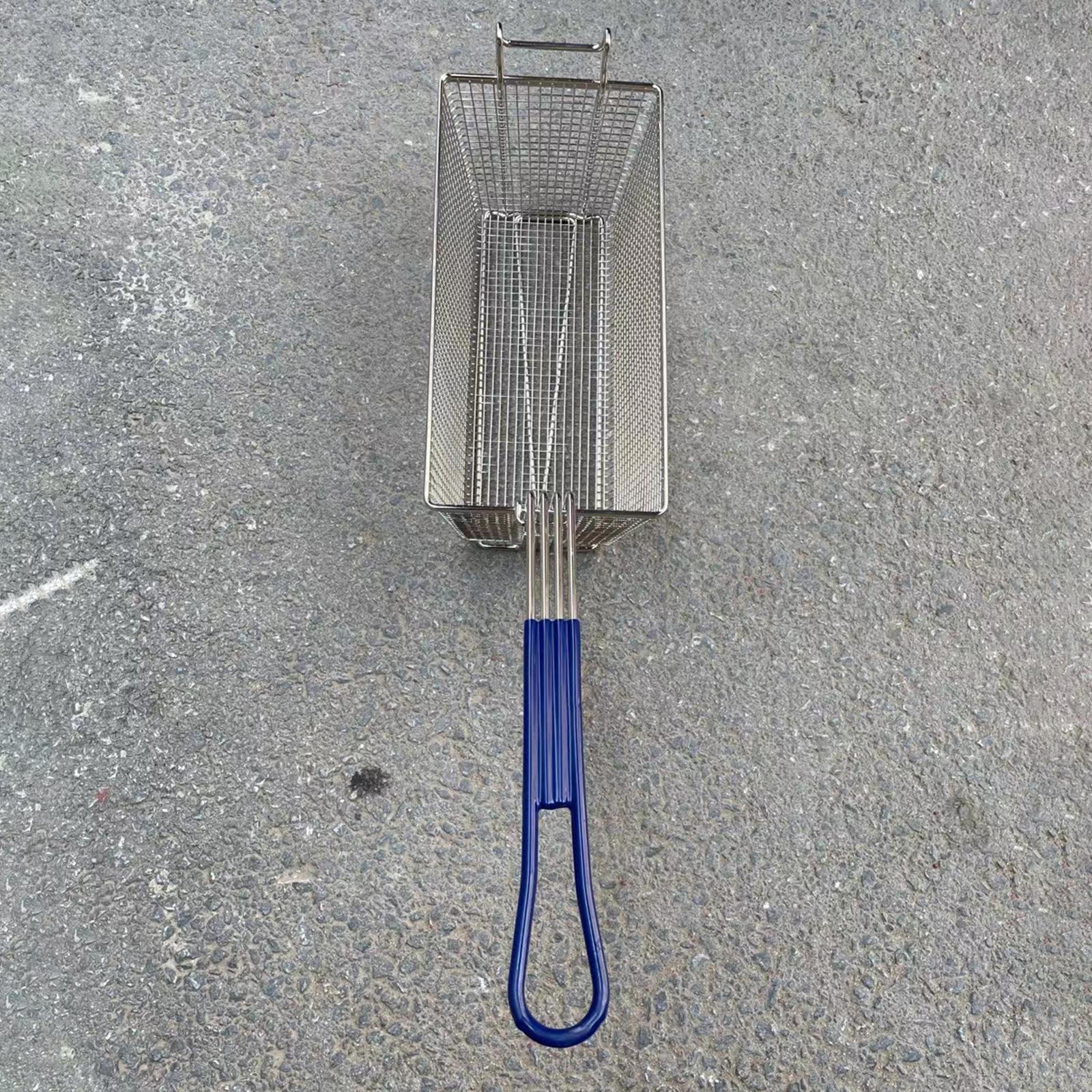 Stainless Steel Chips Deep Fry Baskets Colander for Cooking Kitchen Barbecue