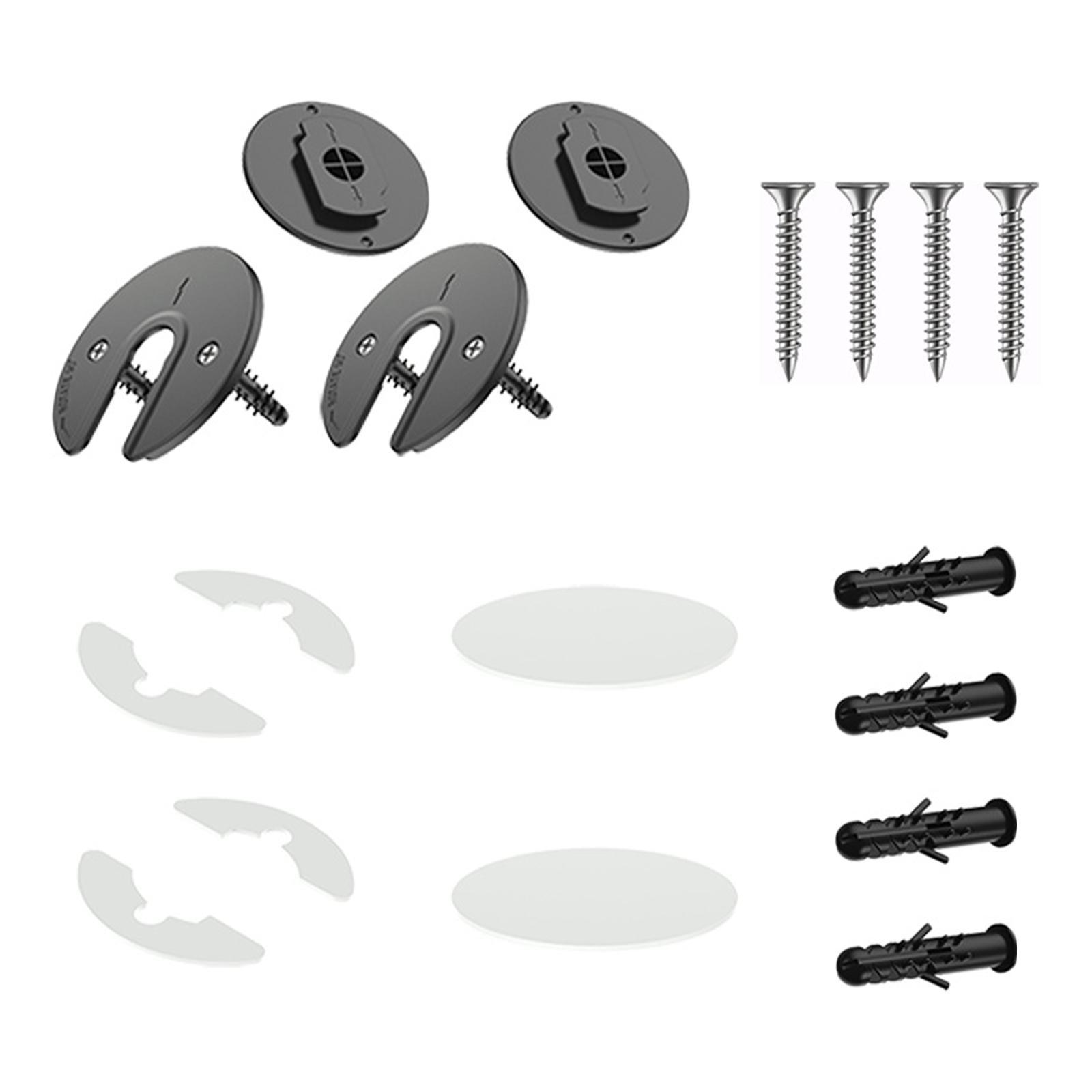 Wall Mount Tablet Bracket 90 Degrees Rotatable Tablet Holder for Laptop Router Living Room