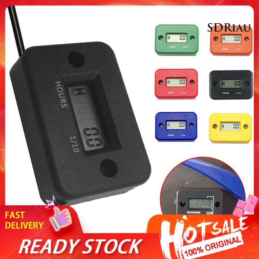 Đồng Hồ Hẹn Giờ Chống Thấm Nước Màn Hình Lcd Cho Xe Mô Tô