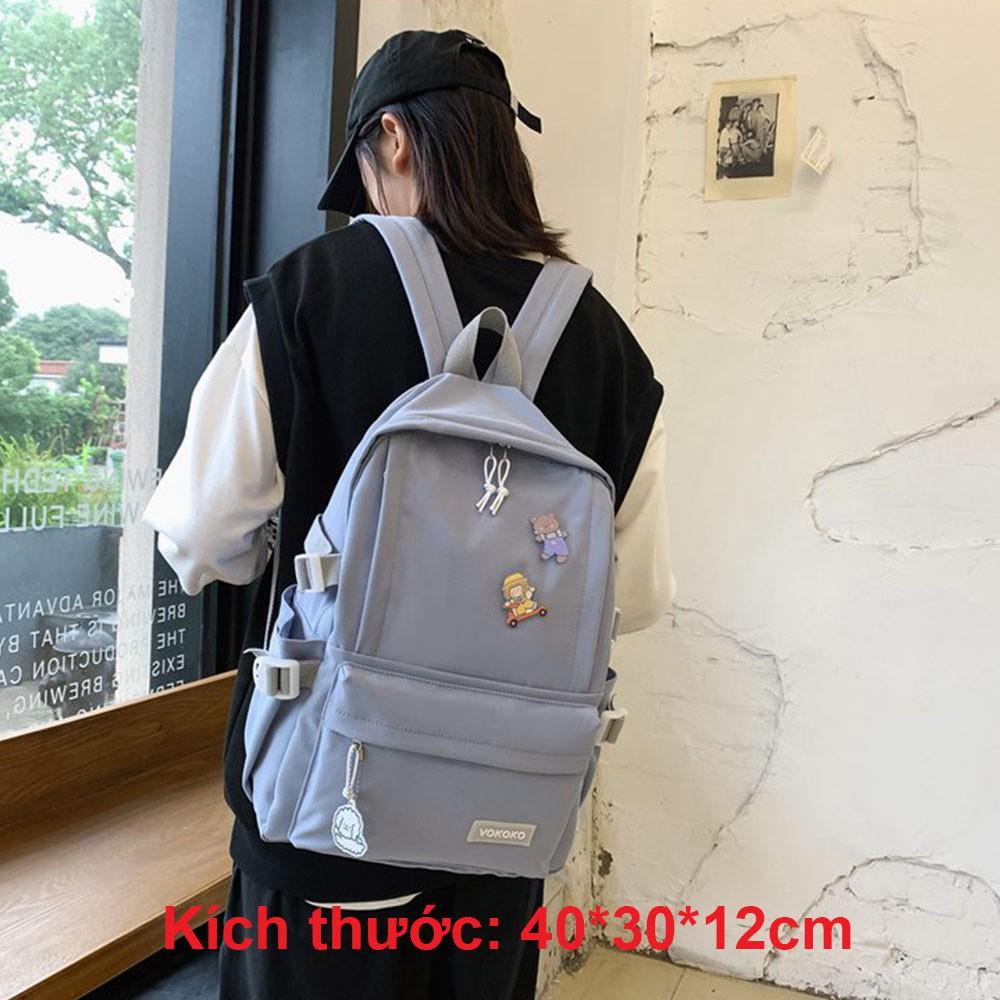Balo ULZZANG, balo thời trang- BL217, nhiều ngăn, vải chống thấm nước,trẻ trung năng động