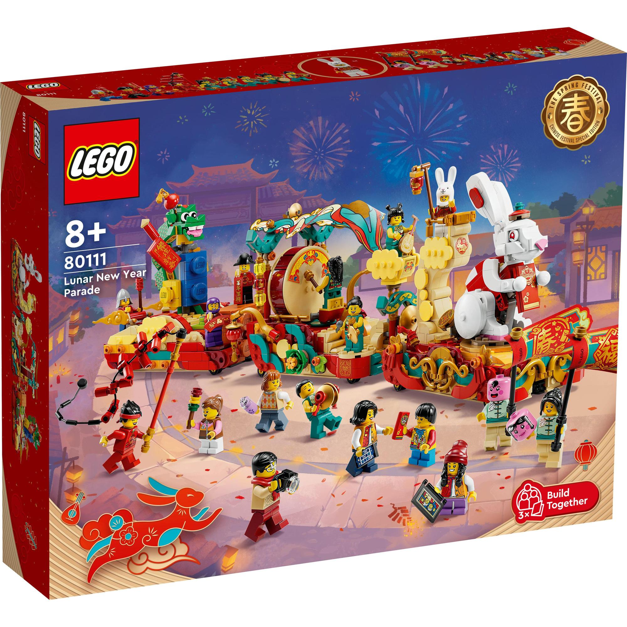 LEGO Adults 80111 Lễ Hội Diễu Hành Năm Mới (1653 Chi Tiết)