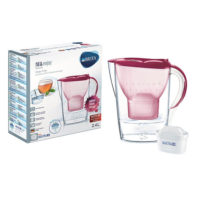 Bình Lọc Nước BRITA Marella Basic Berry - 2.4L (Kèm Maxtra Plus)