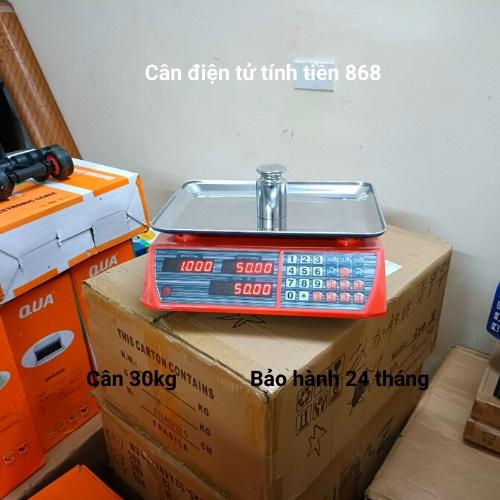 cân điện tử (868) mặt cân được làm bằng inox dày sáng bóng