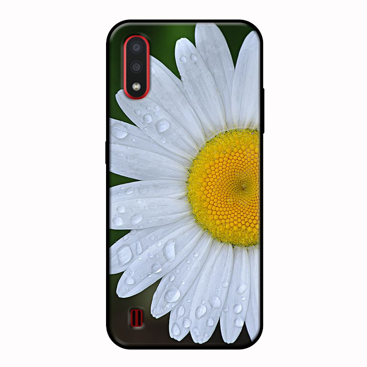 Ốp lưng điện thoại Samsung Galaxy A01 viền dẻo TPU BST HOA Mẫu 17