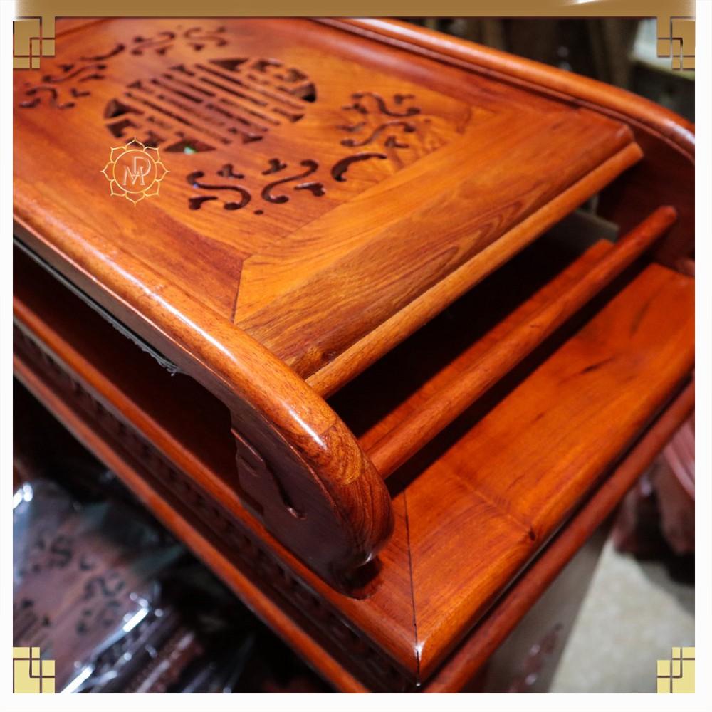 Khay Trà Cuốn Thư Phòng Khách Gỗ Hương