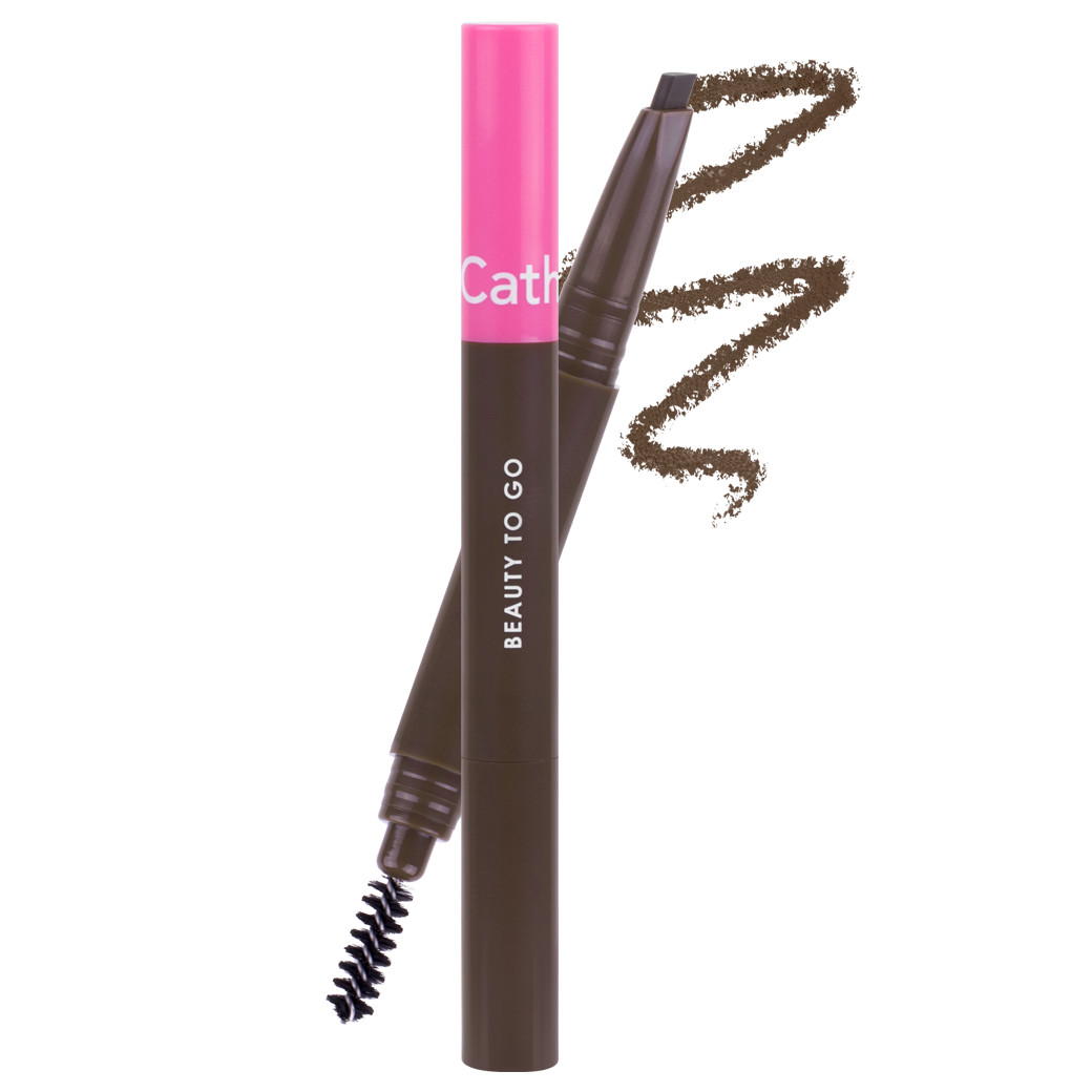 Chì kẻ mày mini Cathy Doll Beauty To Go Economy Eye Brow Pencil  #Dark Brown 0.16g